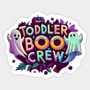 Halloween Daycare Teacher Cute Toddler Boo Crew Pre-K Kids Sticker